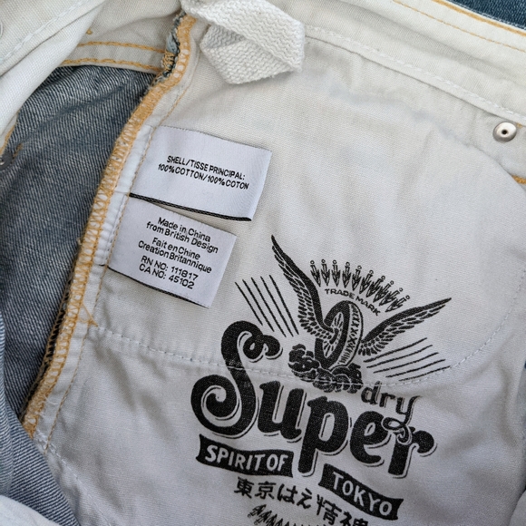 Superdry Black Label Distressed Jeans - Picture 7 of 8